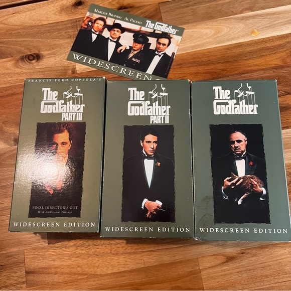 The Godfather Trilogy Collection VHS Tapes  and Box Set 1997 L021022 Used - Picture 4 of 4